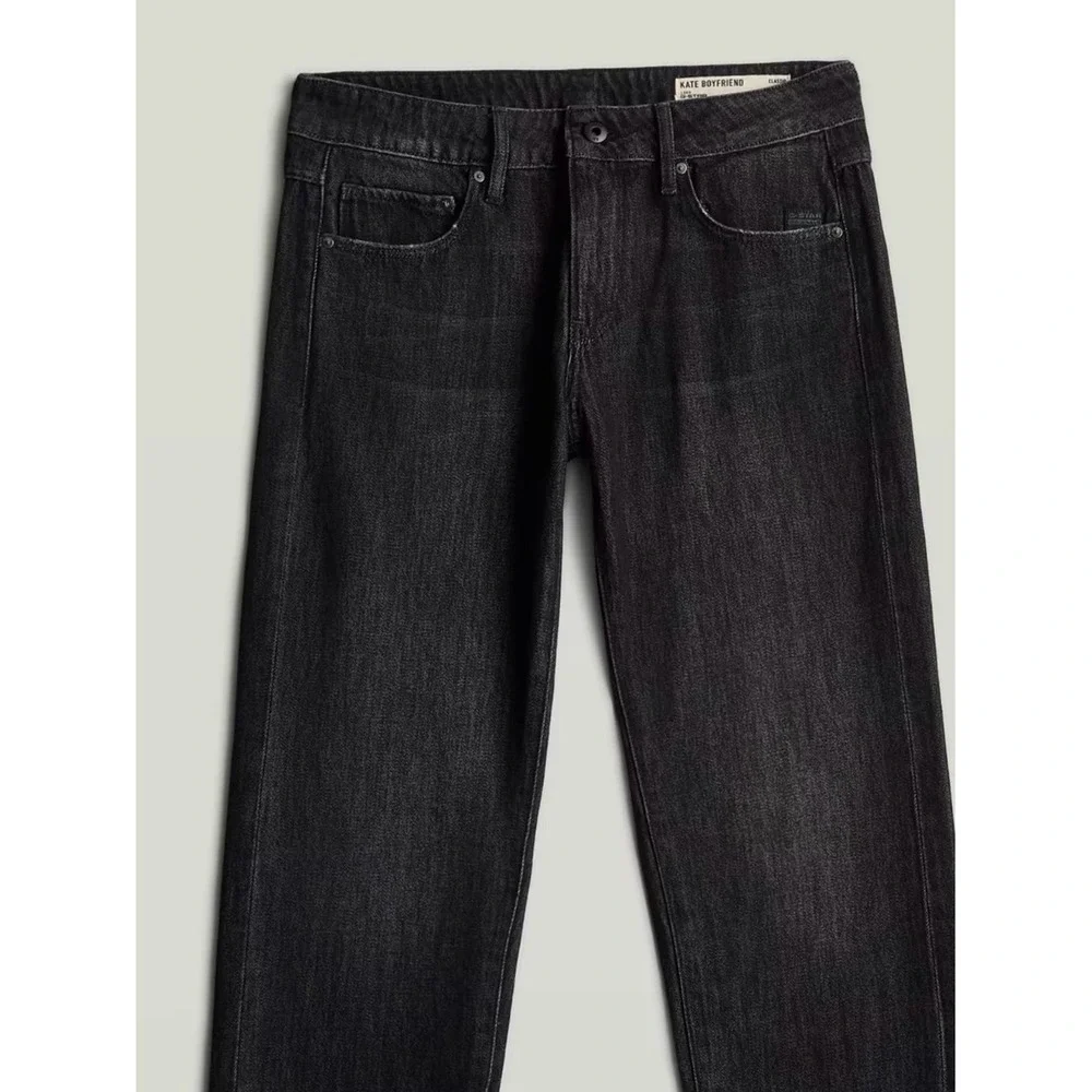 G-Star Raw Kate Boyfriend Dark Wash Gold Denim Jeans 28x30 D15264-B767-B815